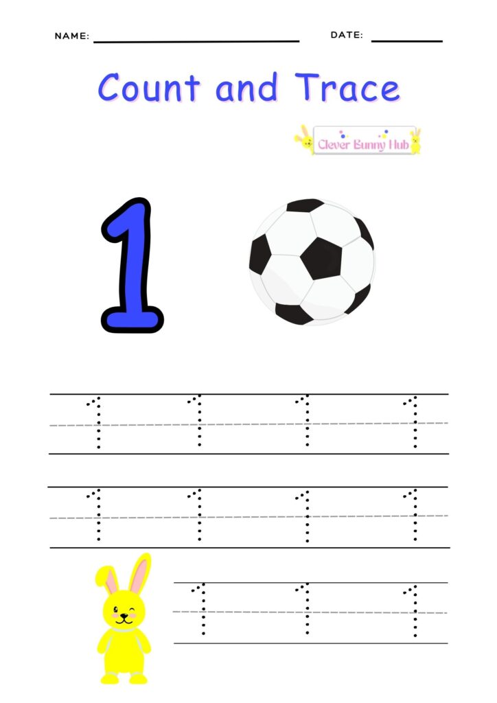 Count and trace worksheet