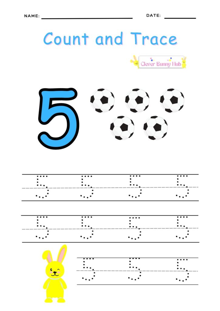 Count And Trace Numbers 1-10