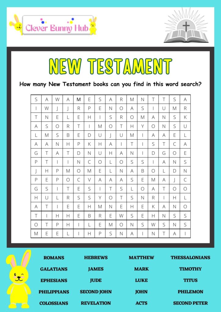  New Testament books word search