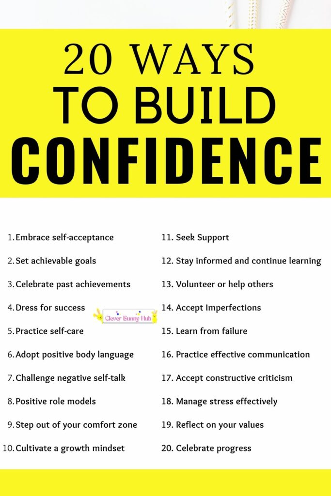 20 Ways To Build Confidence