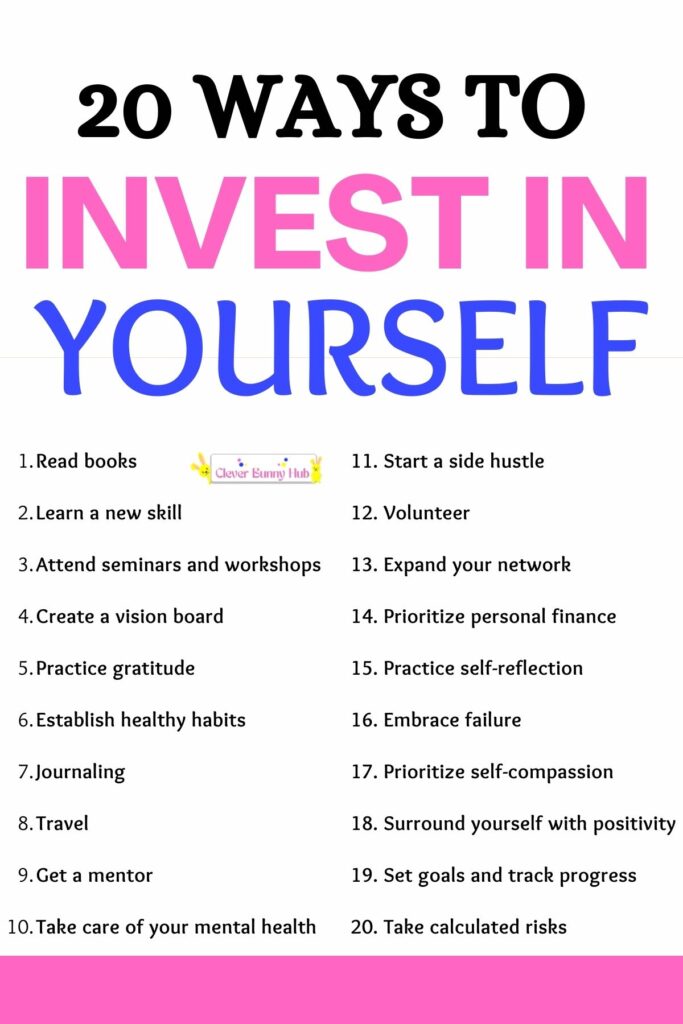 20 Ways To Invest In Yourself