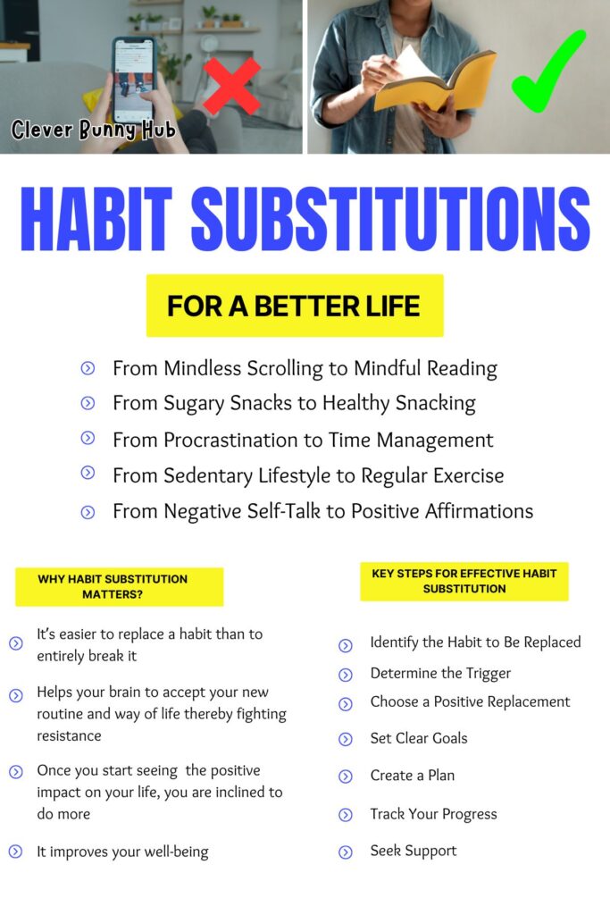 Habit Substitutions For A Better Life