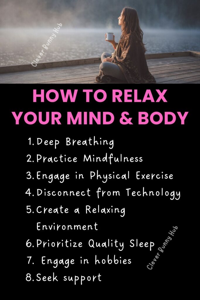 How to relax your mind and body