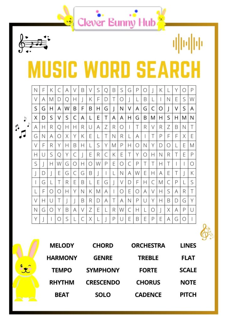 Music word search