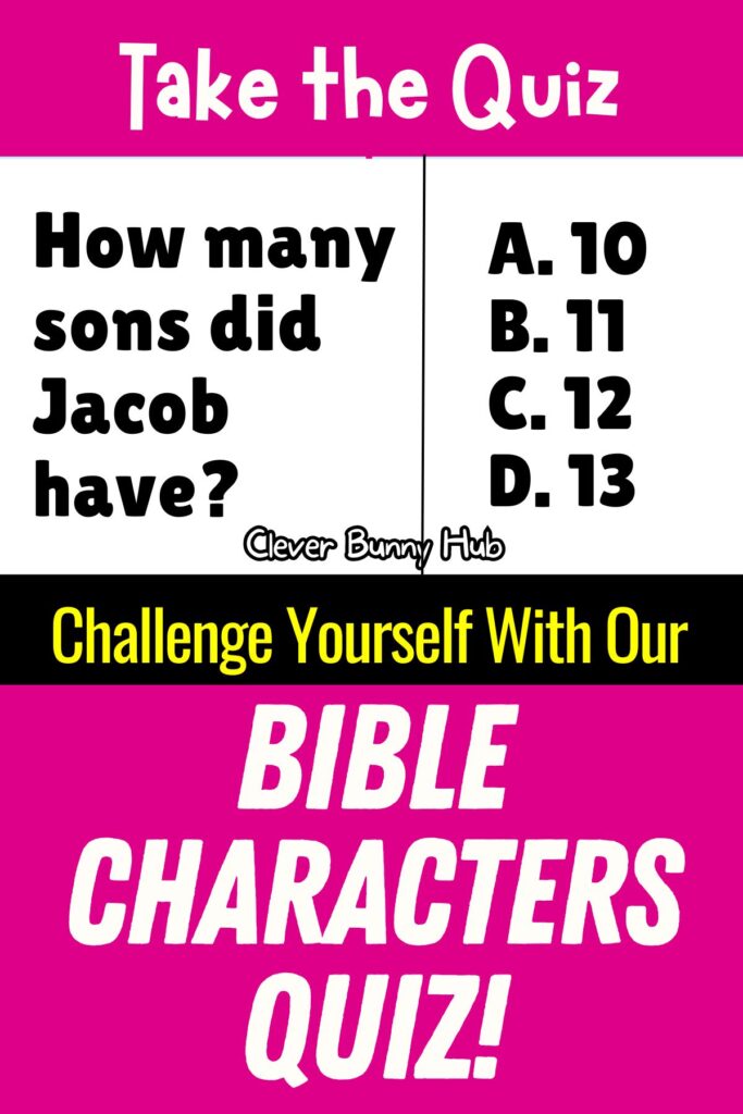 Challenge Yourself With Our Bible Characters Quiz!