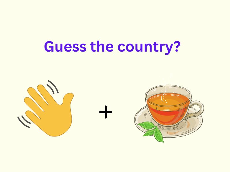 Choose the country by looking at the emojis