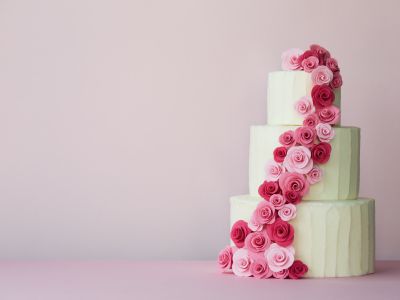 Classic tiered cake